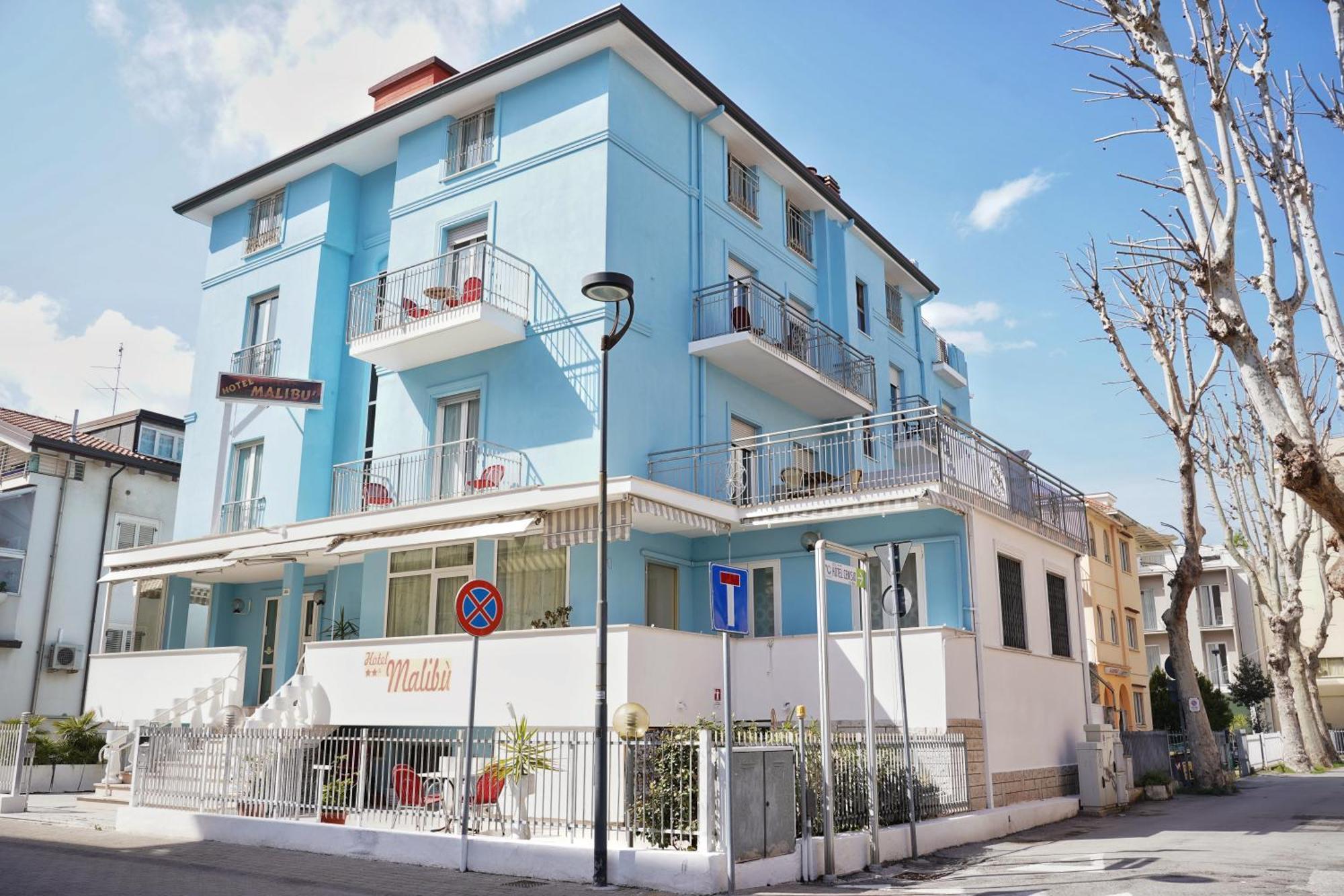 Hotel Malibu Mare Rimini Exterior foto