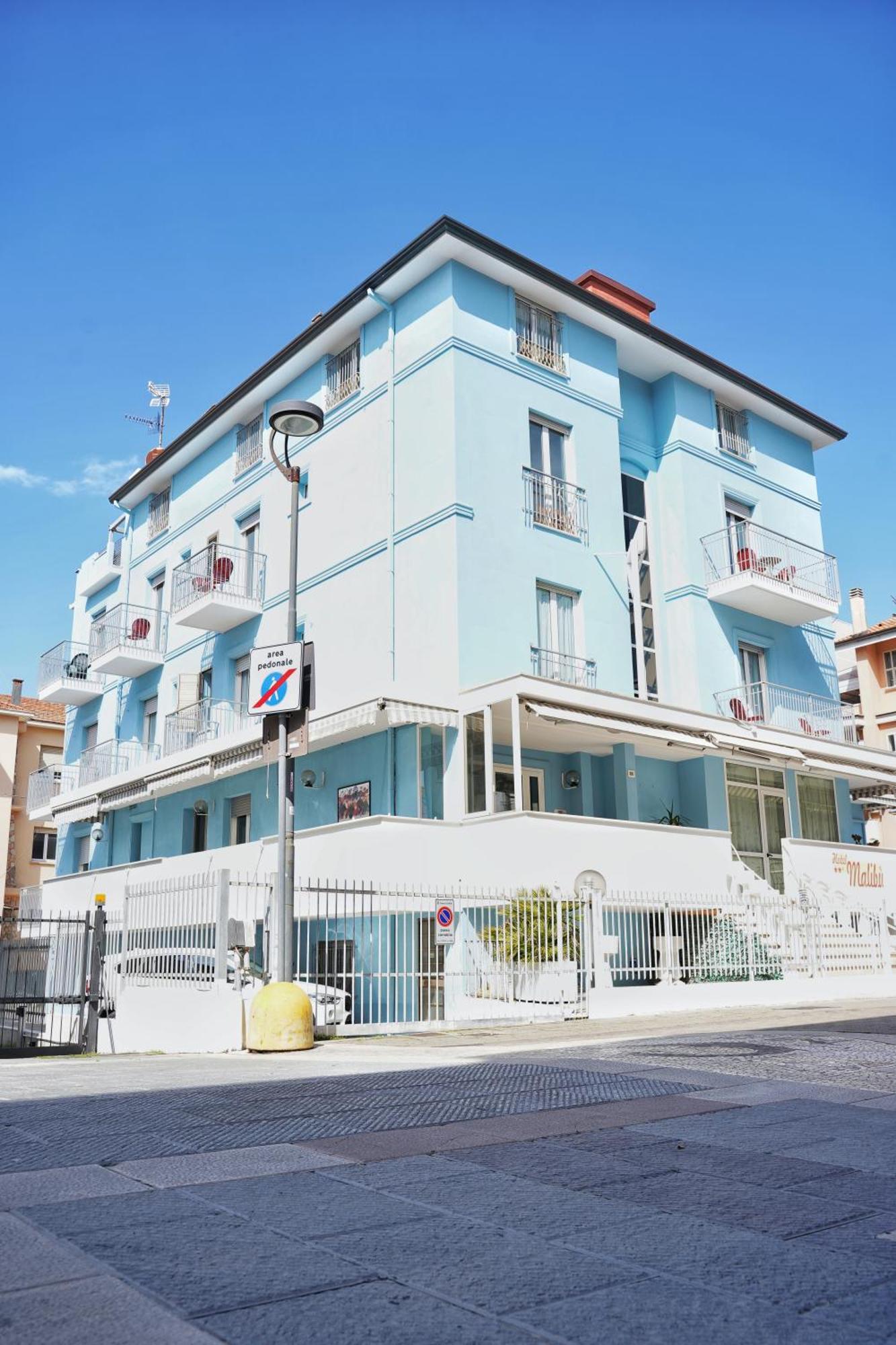 Hotel Malibu Mare Rimini Exterior foto